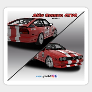 Alfa Romeo GTV6 Group 2 82 Sticker